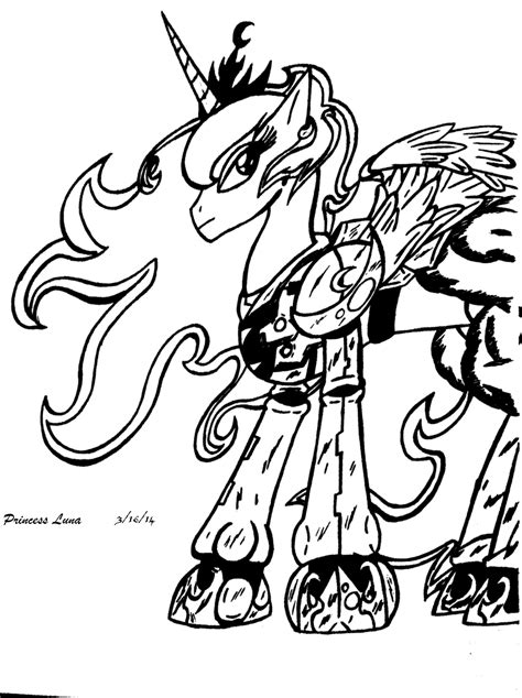 princess luna drawing  mytatsur  deviantart