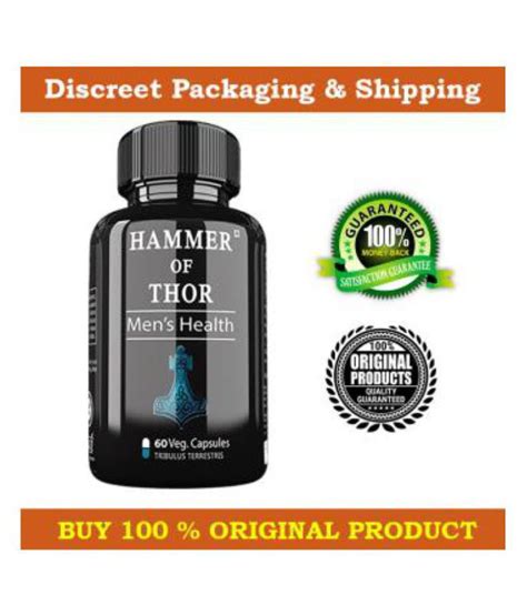 Gold Standard Hammer Of Thor Male Supplement 60 Capsules Buy Gold