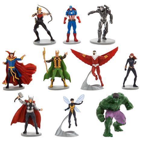 marvel avengers figurine set   dis merchandise news