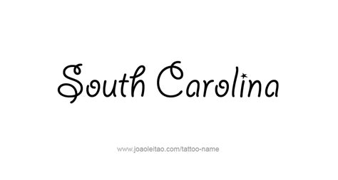 tattoo design usa state south carolina png