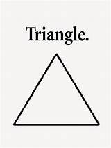 Triangle Coloring Printable Pages Worksheets Shapes Worksheet Kindergarten Preschoolers Shape Drawing Template Simple Oval Kids Color Colouring Words Tracing Geometry sketch template