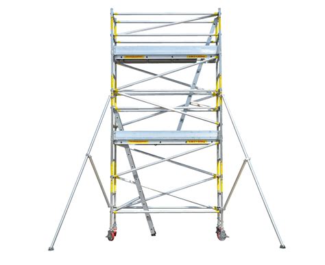 easyscaf  aluminium mobile scaffold single width  level  scaffold
