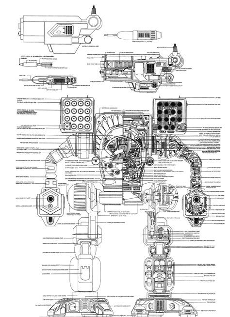 related image mech blueprints armor concept