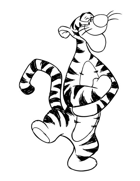 coloring pages tigger winnie  pooh coloring page