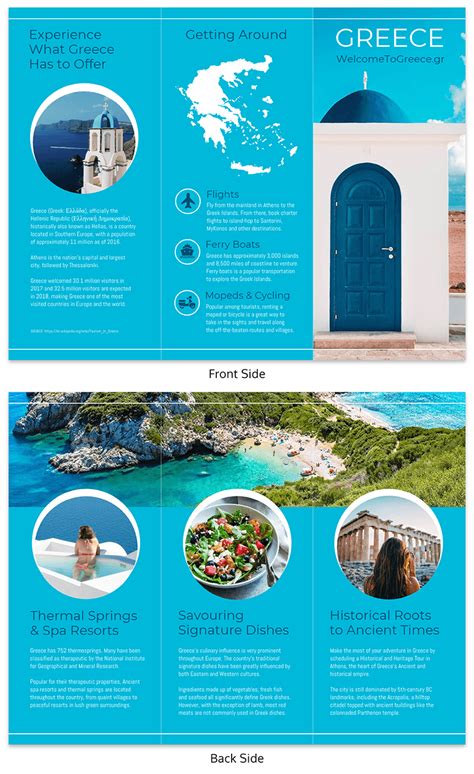 travel brochure examples  inspire  design venngage gallery