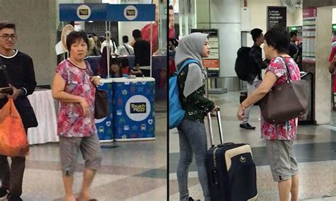 woman asks strangers for money to buy ticket at kl train station gets called out by fb user for