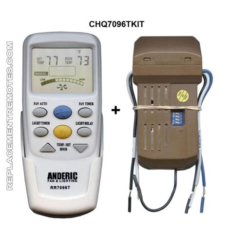 buy anderic ceiling fan remote control kit thermostatic chqtkit ceiling