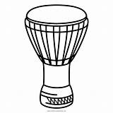 Drum African Musical Instrument Djembe Icon Coloring Beat Music Icons Instruments Sound Snare Color Pages Iconfinder Library sketch template