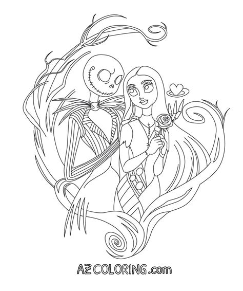 halloween nightmare  christmas coloring pages clip art library