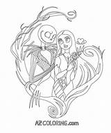Coloring Christmas Nightmare Before Comments sketch template
