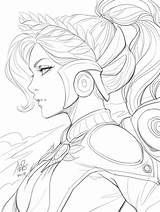 Mercy Drawing Overwatch Artgerm Winged Victory Drawings Twimg Pbs Doodle Class 30mins Paintingvalley 출처 캐릭터 sketch template