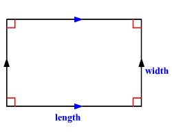 word problems area  perimeter   rectangle