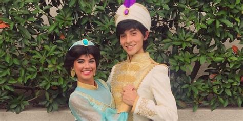 photos aladdin and jasmine debut new outfits at disney