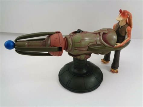Star Wars Gungan Assault Cannon And Jar Jar Binks Set Hasbro Figure