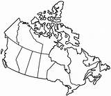 Canada Map Coloring Printable Kids Blank Pages Flag Carte Choose Board Quiz sketch template