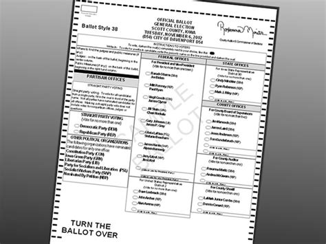 interactive sample ballots scott county iowa