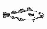 Cod Fish Codfish Vector Illustration Vecteezy Preview sketch template