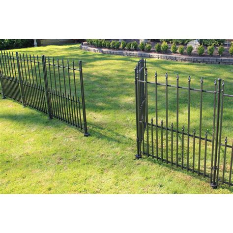 Peak Products 1200mm Black No Dig Fencing Sheffield Fence Panel