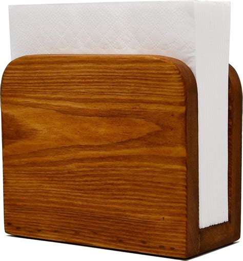 amazoncom rustic napkin holder wooden napkin holders  tables