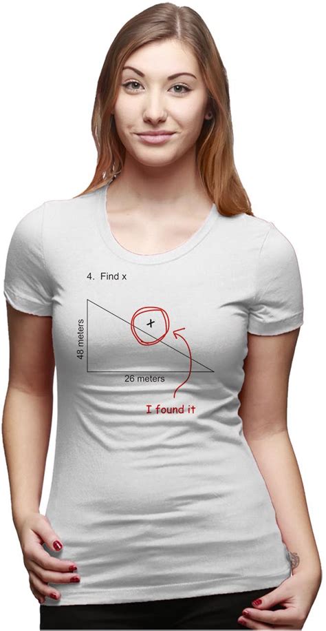 Find X T Shirt Funny Sarcastic Nerdy Math Test Teacher Tee For Women Ebay