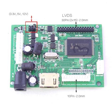 led lcd driver board hdmi input lvds output hd support hdmi   power supply