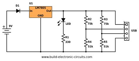 portable usb charger circuit electronics infoline electronics infoline
