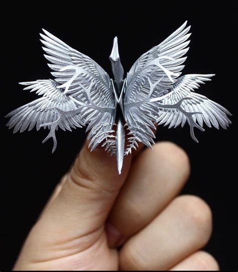 origami art artist cristian marianciuc origami crane origami