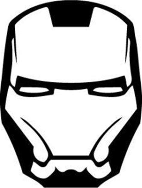 iron man mask template   template