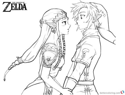 legend  zelda coloring pages printable coloring pages
