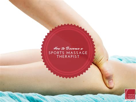 how to become a sports massage therapist get the facts