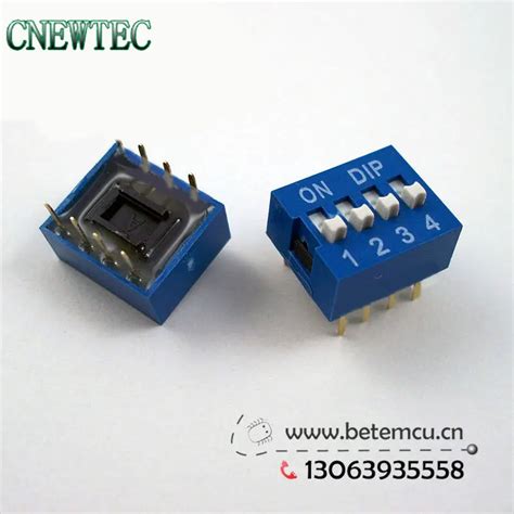 smooth p mm toggle switches pin dialing switch dip switch pcslot blue color