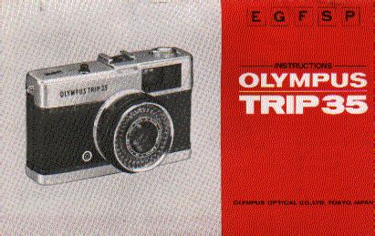 olympus trip  camera instruction manual