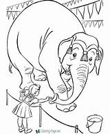 Circus Coloring Pages Printable Color Below Click sketch template