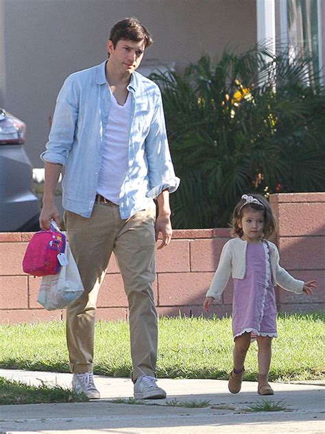Ashton Kutcher Is A Cute Dad With Wyatt In Adorable New
