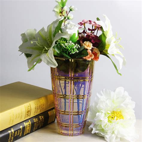 Wholesale Vases Electroplating Glass Flower Vases And