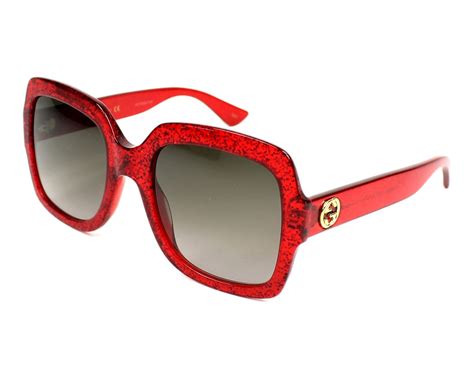 Gucci Sunglasses Gg 0036 S 005 Red Visionet Usa