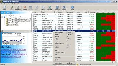 hquote pro historical stock prices downloader  review