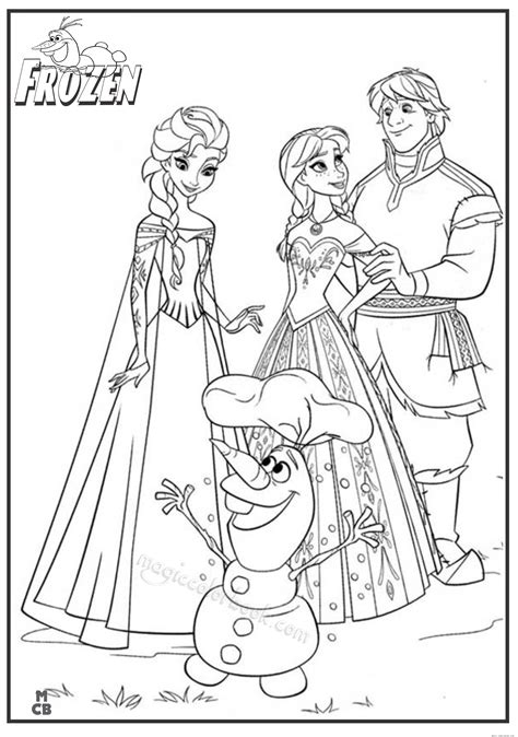 frozen coloring page coloring home