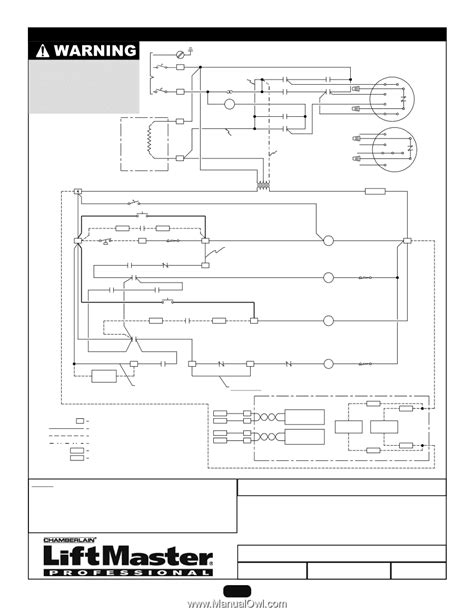 chamberlain liftmaster professional   hp wiring diagram wiring diagram
