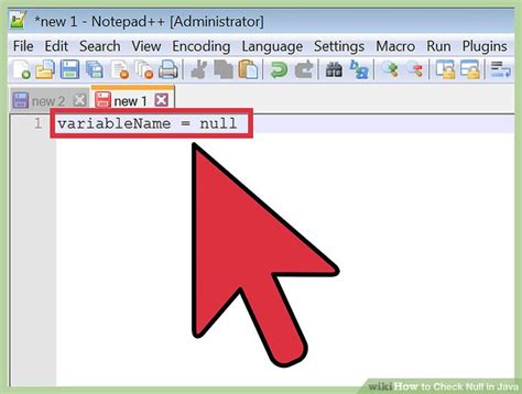 check null  java  pictures wikihow
