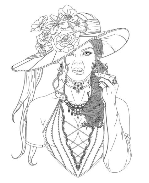 female villain coloring pages sketch coloring page