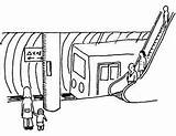 Subway Coloring Train Pages Drawing Station Template Designlooter 231px 33kb Getdrawings sketch template