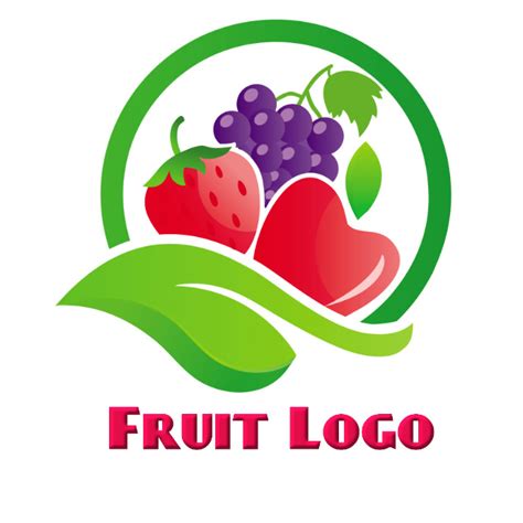 fruit logo template postermywall