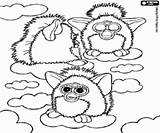 Furby Furbys Coloring Pages Clouds Three Boom Getdrawings Drawing sketch template