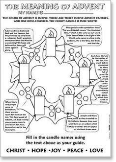 advent wreath meaning  kids advent candles advent coloring