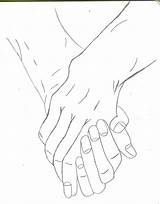 Holding Hands People Drawing Two Boy Girl Couples Draw Sketches Drawings Sketch Earth Coloring Getdrawings Pages Deviantart Template sketch template