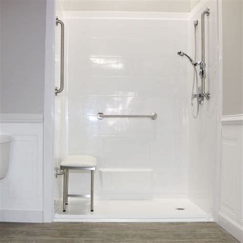 accessible shower  drain freedom showers