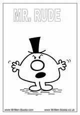 Colouring Pages Mr Men Books Sheets Coloring sketch template
