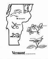 Vermont Coloring Pages State Map Outline Marble Printables Usa Print Vt Printable Go States Next Back Color Getcolorings Choose Board sketch template