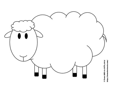 printable sheep template igorenew